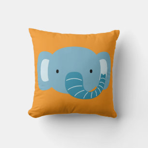 Elephant Birthday Kids Art Cushion