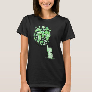 Elephant Blows Up Green Balloons Cerebral Palsy Aw T-Shirt