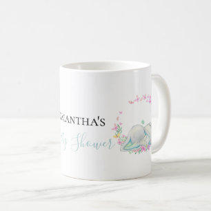 elephant blue butterflies Coffee Mug