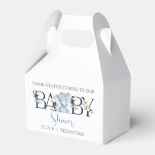 Elephant boy baby shower favour box, treats box. box