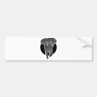 Elephant Bumper Sticker