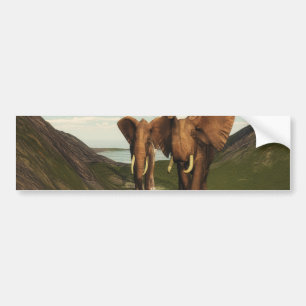 Elephant Bumper Sticker
