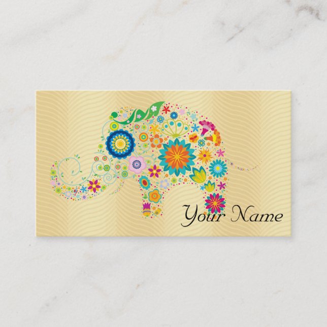 Elephant Business Card (Front)