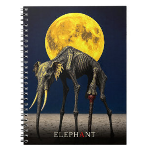 Elephant Cane gothic Surreal Notebook