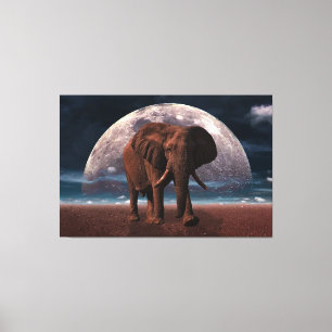 Elephant Canvas Print