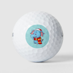 Elephant Cartoon Design Golf Balls