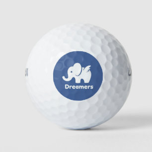 Elephant Cartoon Design Golf Balls