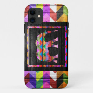 Elephant Chevron Pattern Case-Mate iPhone Case