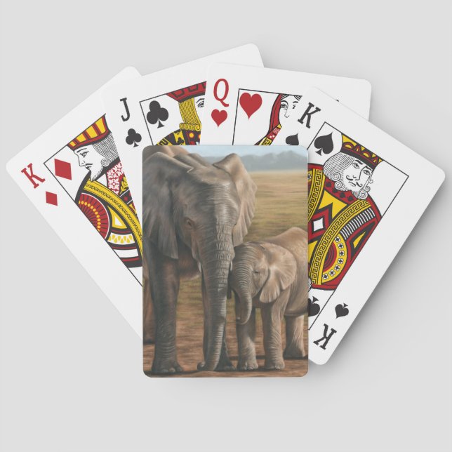 Elephant Classic Playing Cards (Back)
