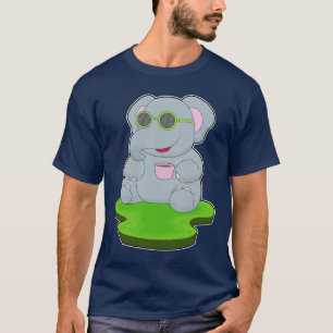Elephant Coffee Cup T-Shirt