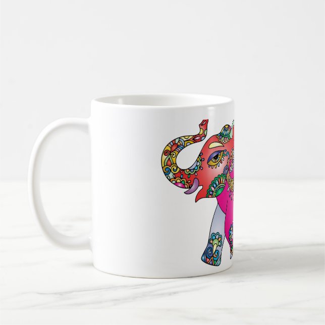 Elephant Coffee Mug (Left)