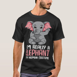 Elephant Costume Girls Kids Elephant T-Shirt