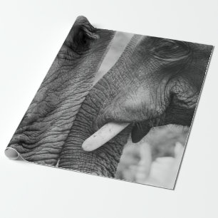 ELEPHANT COUPLE WRAPPING PAPER