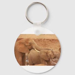 elephant custom personalise diy Anniversaries Key Ring