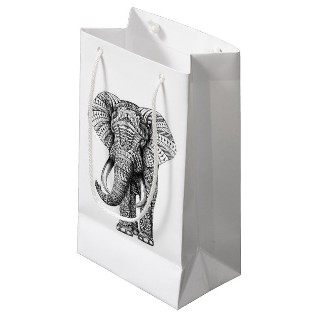 Elephant Design Gift Bags (Front Angled)