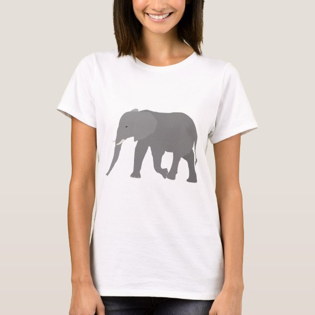 Elephant Design T-Shirt (Front)