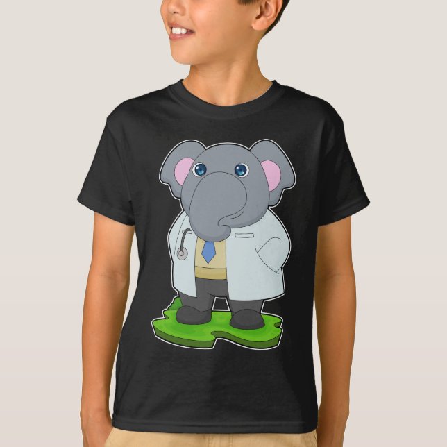 Elephant Doctor Doctor's coat T-Shirt (Front)