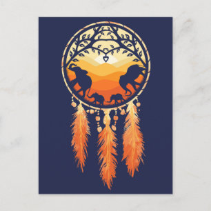 Elephant Dream Catcher postcard
