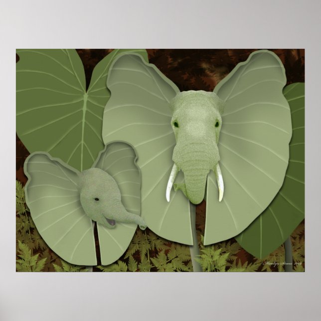 Elephant Ears Fantasy Plant Poster (Front)