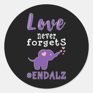 Elephant End Heimer Heimerheimer Heimerheimers Awa Classic Round Sticker