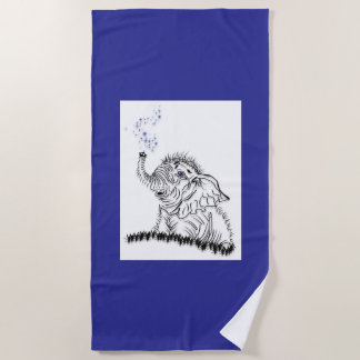 Elephant Energy Beach Towel