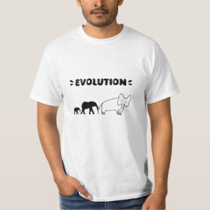 Elephant Evolution – Funny Stages of Evolution T-Shirt