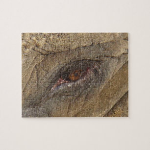 Elephant Eye Jigsaw Puzzle