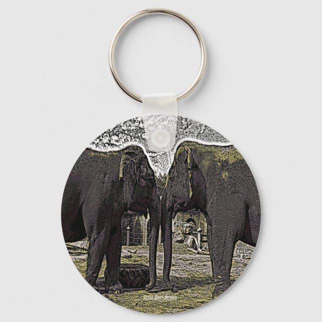 Elephant Eyes Key Ring (Front)