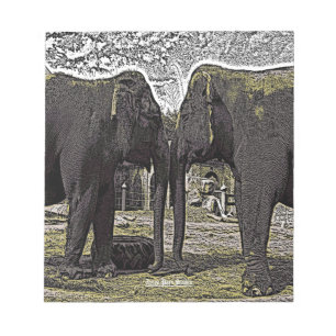 Elephant Eyes Notepad