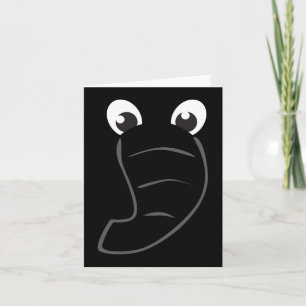 Elephant Face Cute Kids Halloween Costume Animal G Card