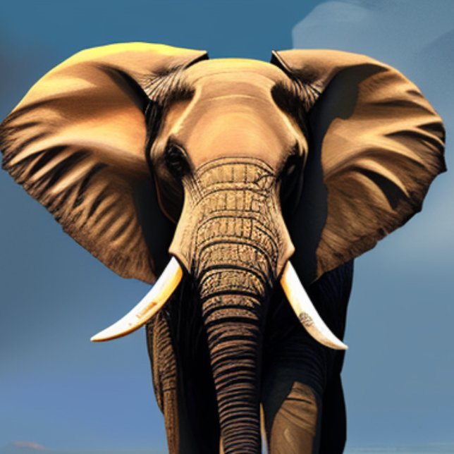 Elephant Face T-Shirt (Creator Uploaded)