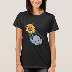 Elephant Faith Hope Fight Love Suicide Prevention  T-Shirt