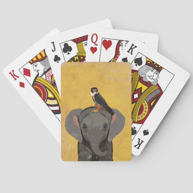 ELEPHANT & FALCON PLAYING CARDS (Back)