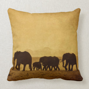 Elephant Family Cushion