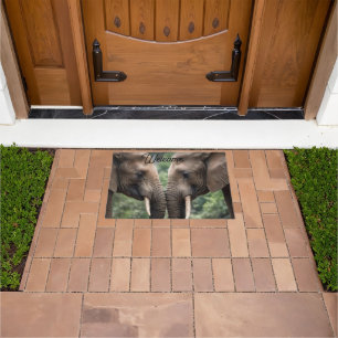 Elephant Family Is Love,  Doormat
