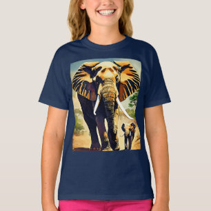 Elephant Family Watercolor T-Shirt Collection