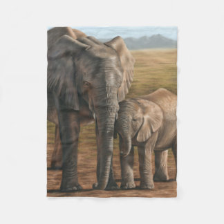 Elephant Fleece Blanket