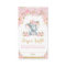 Elephant Floral Baby Shower Diaper Raffle Cards