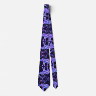 Elephant Flowers - Add Your Picture / Text / Name Tie
