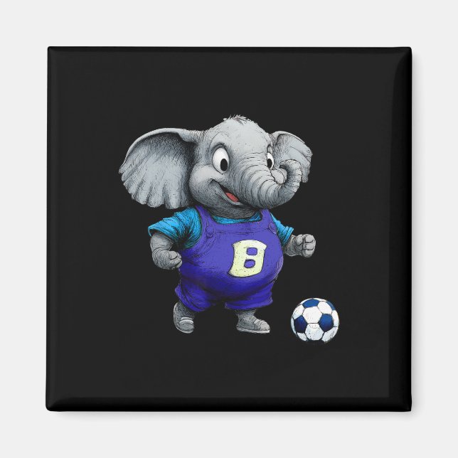 Elephant Footllfootller Elephant  Magnet (Front)