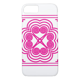 Elephant Footprint Motif in Pink Case-Mate iPhone Case
