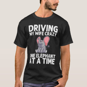 Elephant For Men Dad Wildlife Indian Elephant T-Shirt