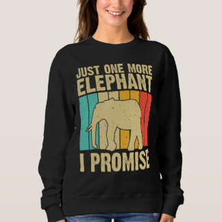 Elephant For Men Women Indian Elephant Mammoth Vin Sweatshirt