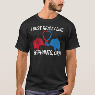 Elephant For Men Women Wild Park Animal  1 T-Shirt