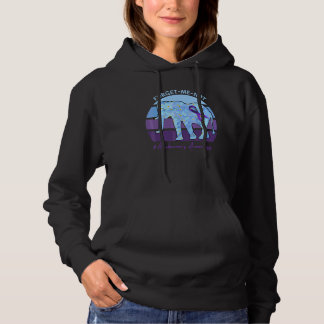 Elephant Forget me not flowers Alzheimeru2019s Awa Hoodie