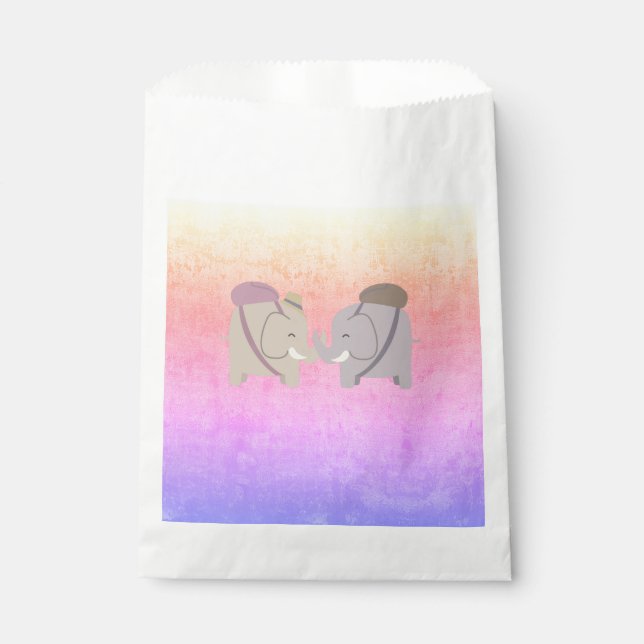 elephant friends favour bags (Front)