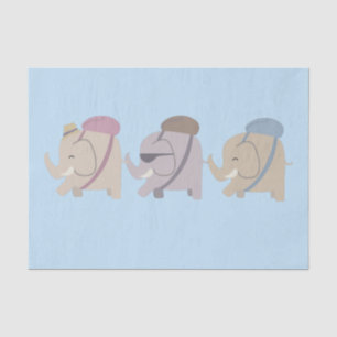 elephant friends tissue paper