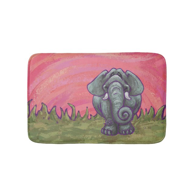 Elephant Gifts & Accessories Bath Mat (Front)