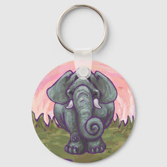 Elephant Gifts & Accessories Key Ring (Front)