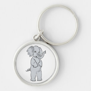 ELEPHANT GIRL KEY RING